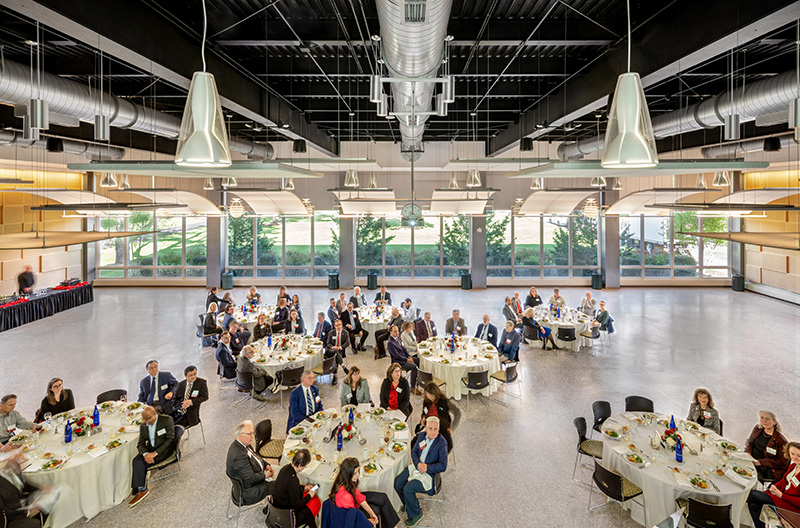 Bauman Center Reception with People