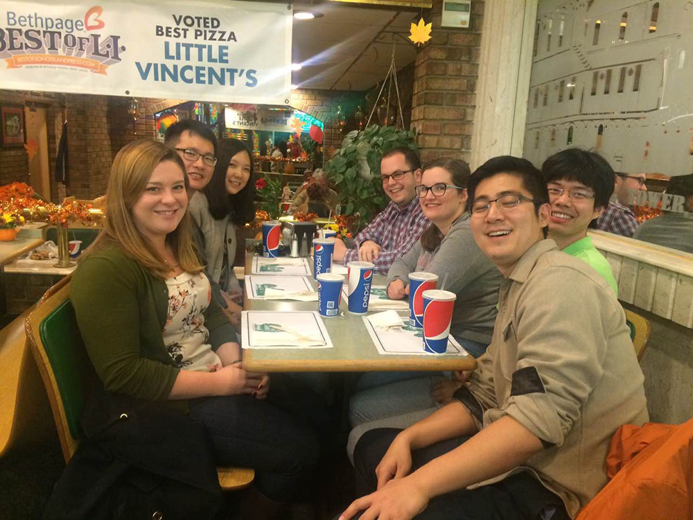 Group dinner at LV