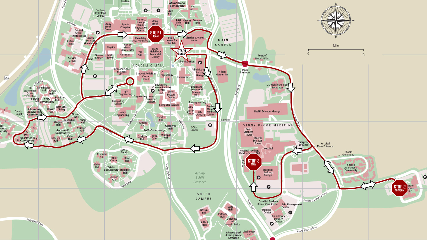 Parade Route Map